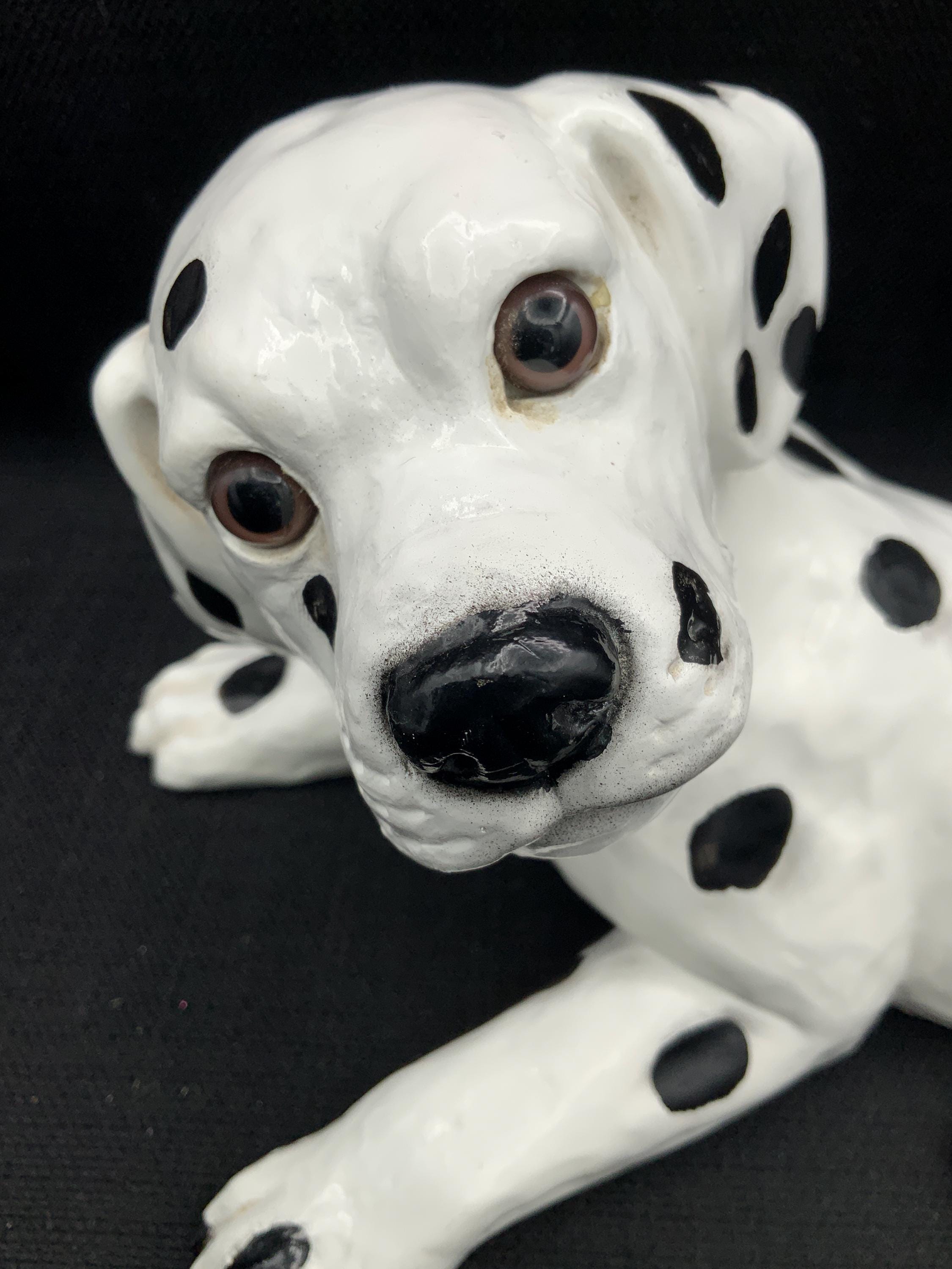 Vintage Dalmatian Ceramic Statue 1985, Universal Statuary