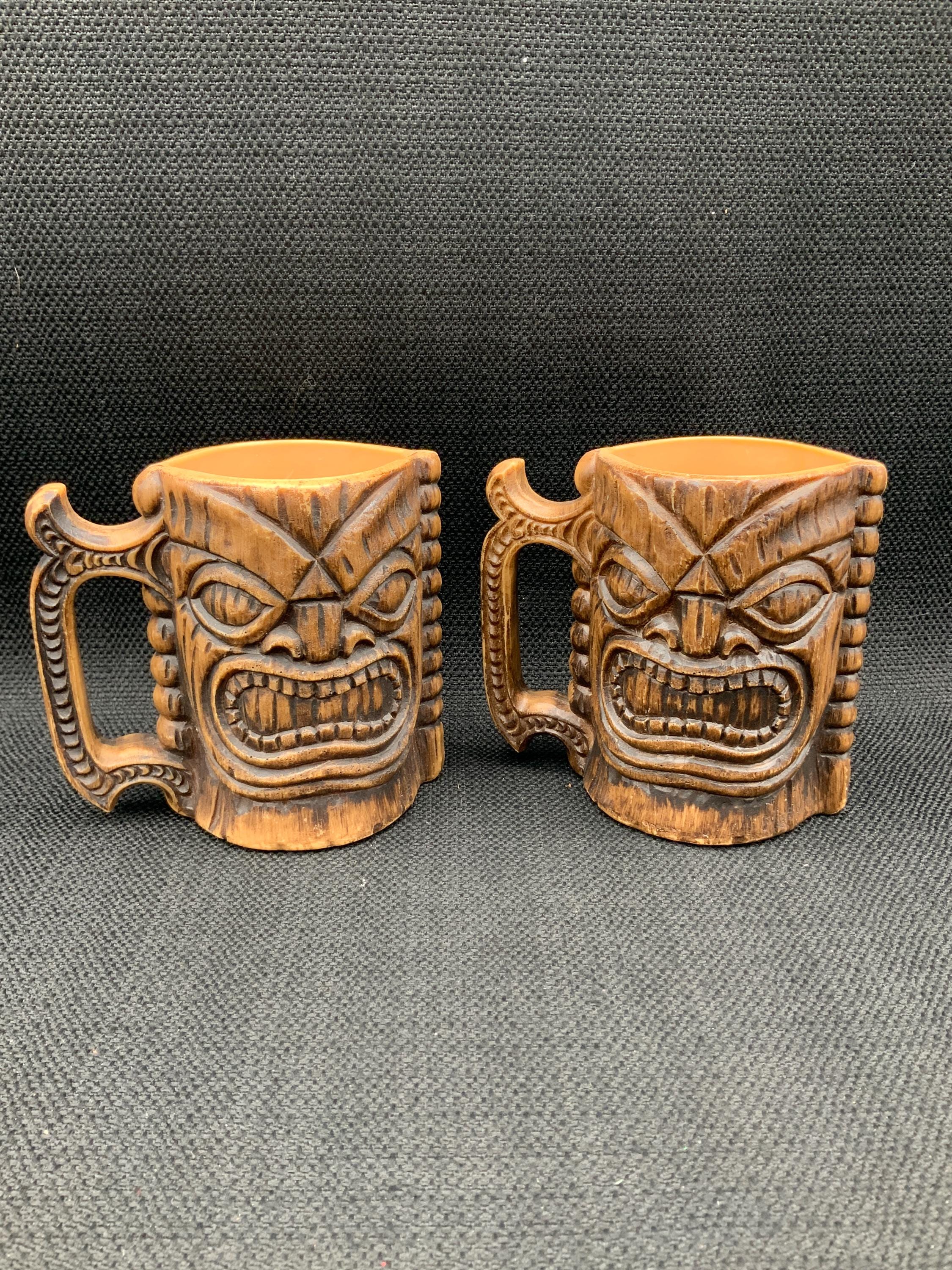 Tiki Coffee Mug Set - Etsy
