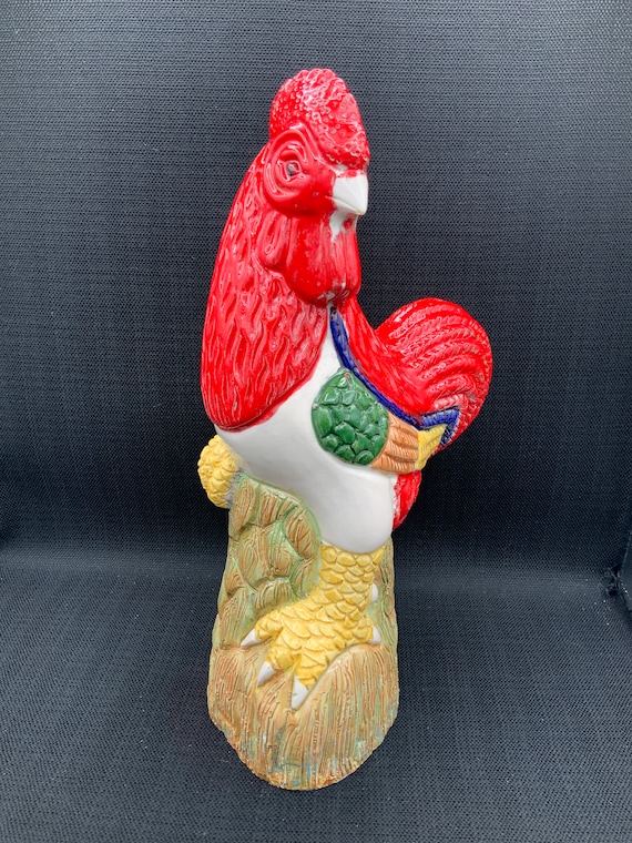 Metal Red Rooster Oven Trivet Rustic Hot Pot Pan Holder Country Kitchen Decor Metal Red Rooster Oven Trivet Rustic Hot Pot Pan Holder Country Kitchen Decor