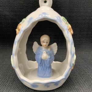 Vintage Christmas Angel Ornament: Handcrafted Holiday Decor