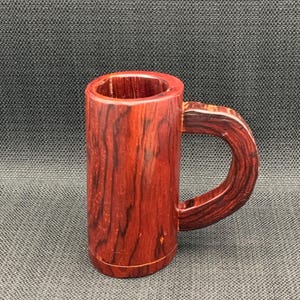 Handcrafted Wood Coffee Mug, Natural Wood Tea Cup, Wooden Drinkware, Eco-Friendly Coffee Cup, Gift For Tea Lovers