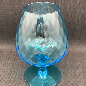 Vintage Home Decor, Retro Flower Vase, Blue Vase, Flower Arrangement, Table Centerpiece , modernist Decor,