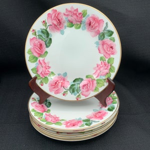Vintage George Jones And Sons Crescent China, Antique Dinnerware Set, Collectible Porcelain, Elegant Tableware, Pink Roses, English China