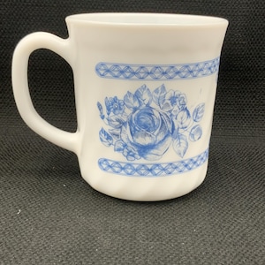 Set Di 2 Tazze Da Tè Rosa Con Piattino E Pisello In Porcellana Blu E - Foto 12