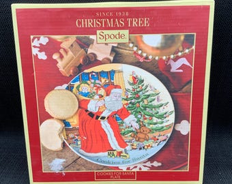 Vintage Spode Christmas Plate, Holiday Collector's Item, New in Box