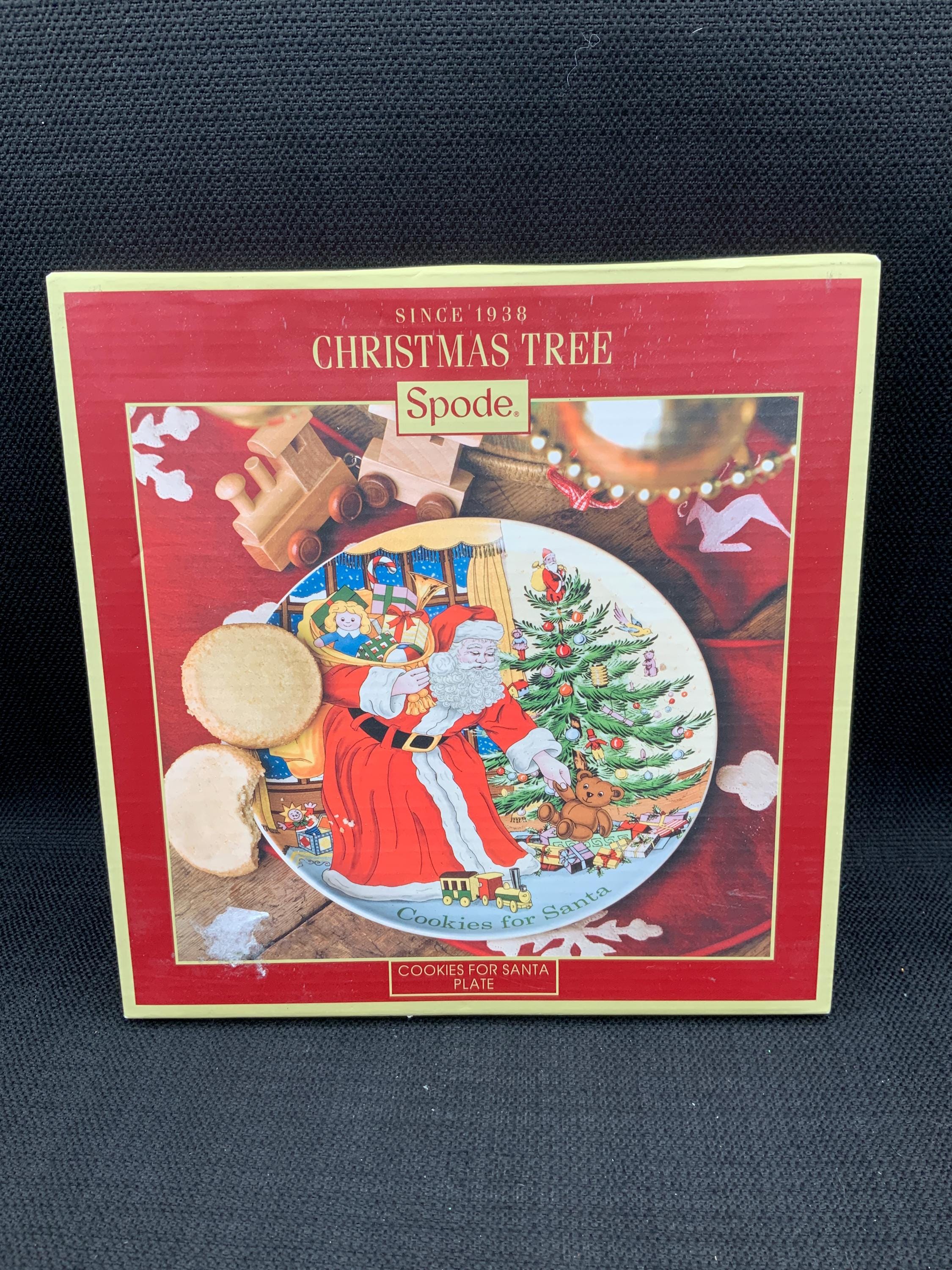 Vintage Spode Santa Christmas Plate, Holiday Decor, Collector's