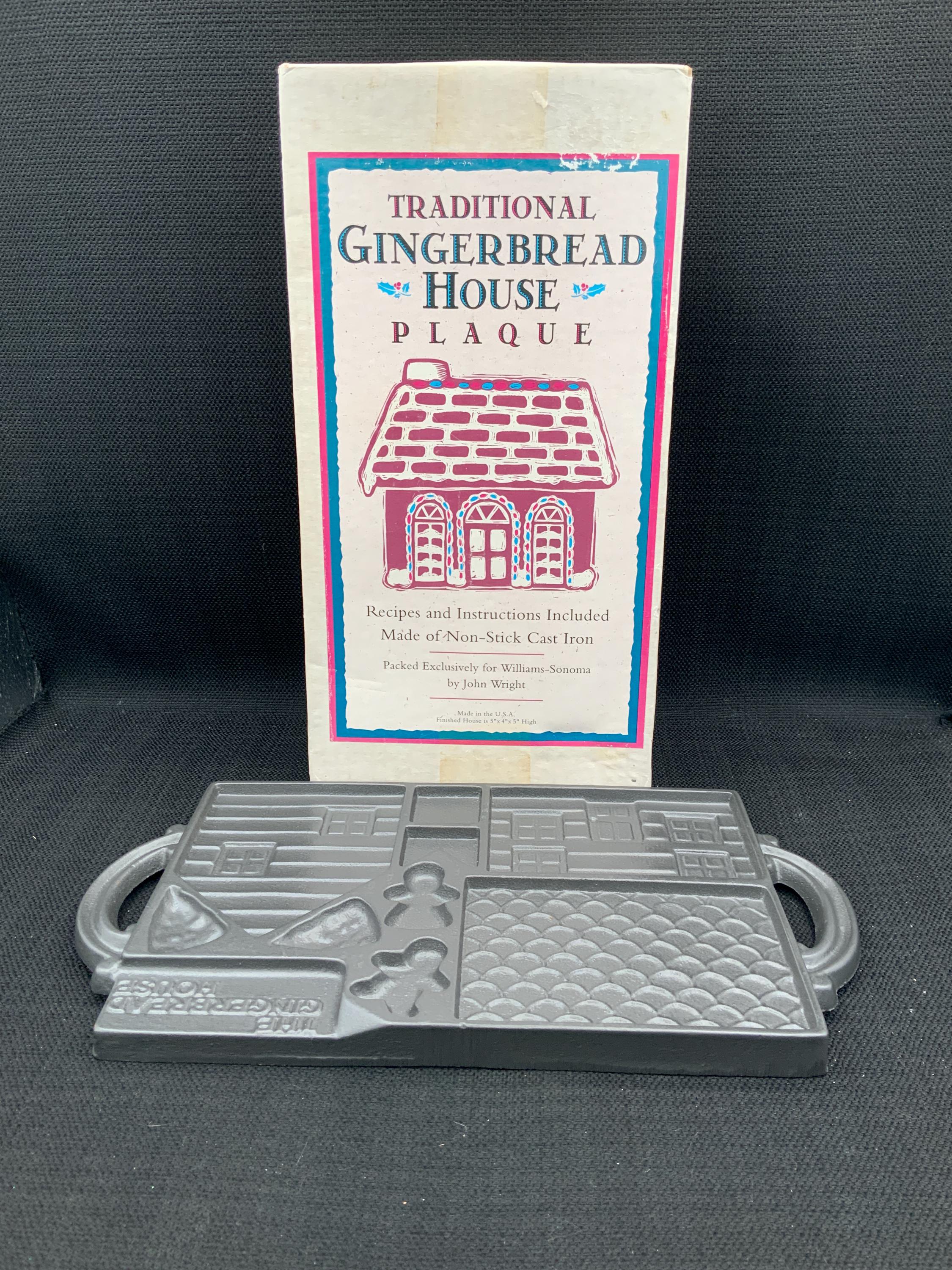 John Wright Cast Iron Gingerbread Mold - Etsy