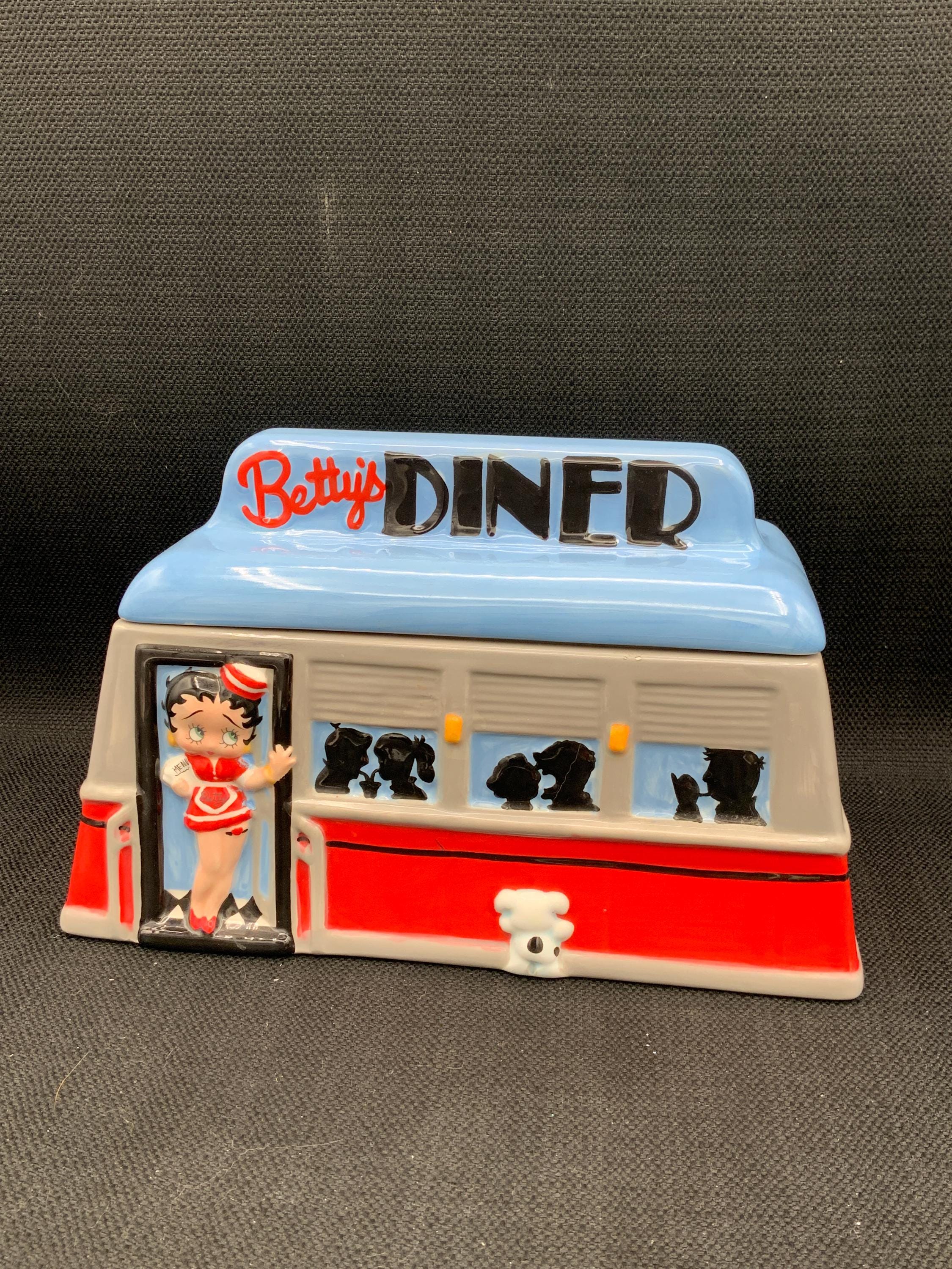 Betty Boop Diner Cookie Jar, Vintage Kitchen Decor, Collectible