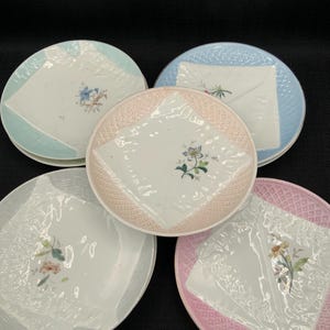 Limoges Dessert Plates Set, French Porcelain Dishes, Vintage Home Decor, Elegant Tableware, Fine China Plates