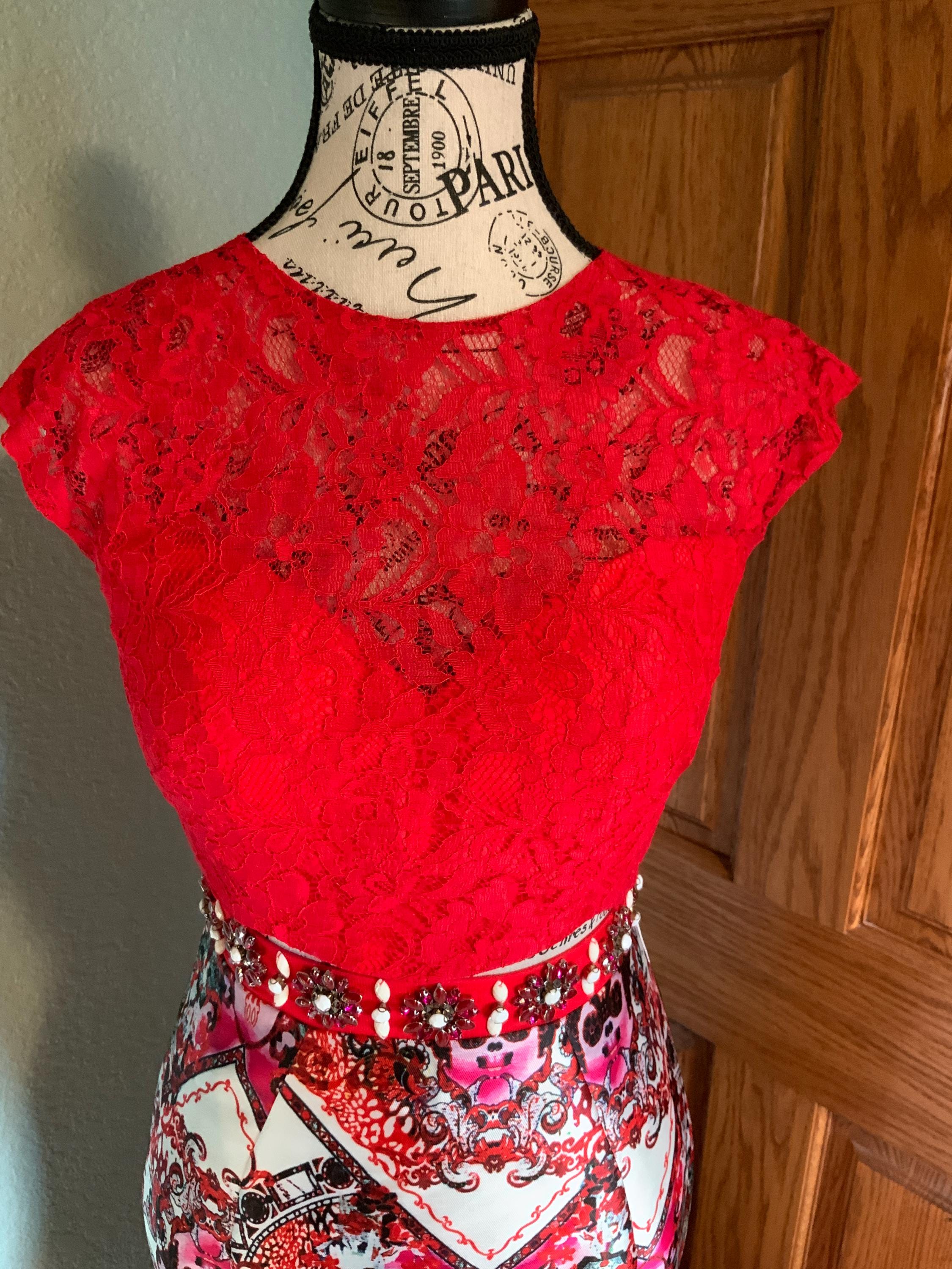 knee length dresses for ladies Mac Duggal Dress 49454 main image 0