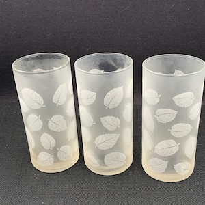 Vintage  Cerve Highball Glasses Set, Retro Barware, Cocktail Tumblers, Drinking Glassware, Home Bar Decor