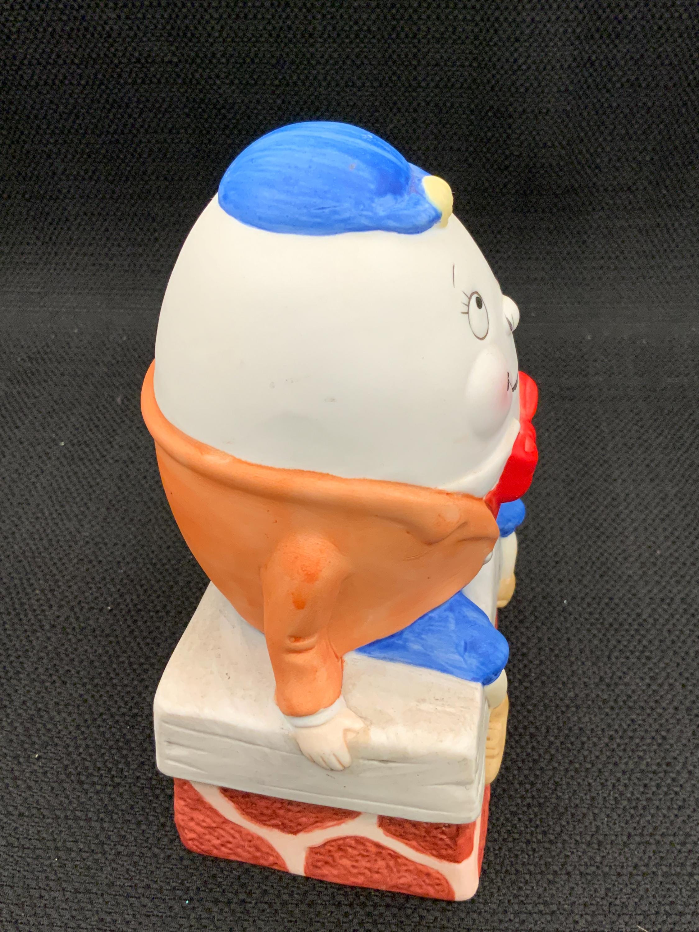 Humpty Dumpty Figurine Nursery Decor, Collectible Miniature