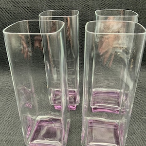 Luigi Bormioli Crystal Highball Glasses Set, Bicchieri Vintage Rosa, Set da 4, Bicchieri Highball, Articoli da Bar Essenziali, Bicchieri da Bar