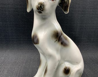 ヴィンテージのダルメシアン犬の置物、白黒の斑点、カナダ製 - Etsy 日本