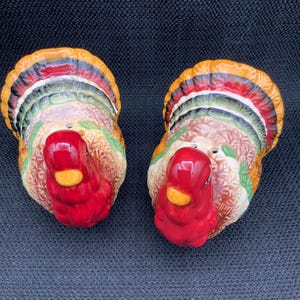 Zout- en pepervaatjes: Thanksgiving-tafeldecor, vintage keukenaccessoire, charmant tafelcadeau