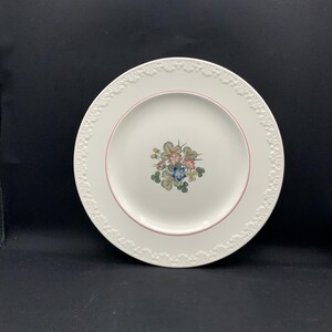 Talerz kolekcjonerski Vintage Wedgwood Pembroke Chop, porcelana koryncka, 13" okrągły talerz