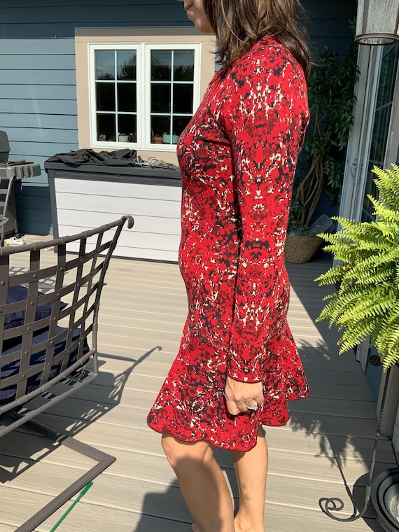 petite denim midi dress Blue Denim Puff Sleeve Sienna Midi Dress