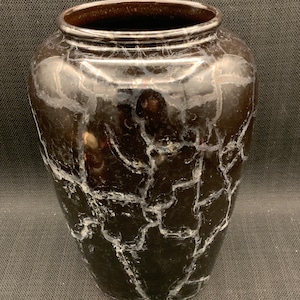 Vintage Scheurich German Pottery Vase: Mid-Century Modern Decor