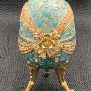 Vintage Jeweled Cloisonne Trinket Music Box, Enamel Jewelry Box, Decorative Keepsake Box, Ornate Gift Box