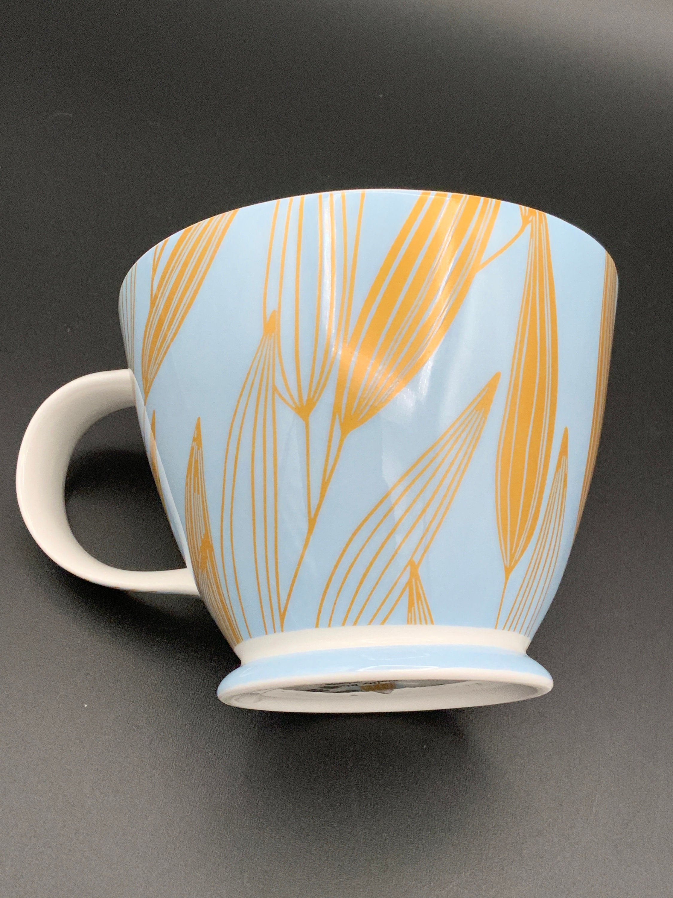 Blue and Gold Harlequin Queens Kitchen Mug, Ceramic Coffee Cup, Queen Gift,  Kitchen Decor, Mug for Her 