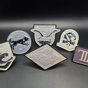 Shades of Greige TTPD inspired enamel pin set