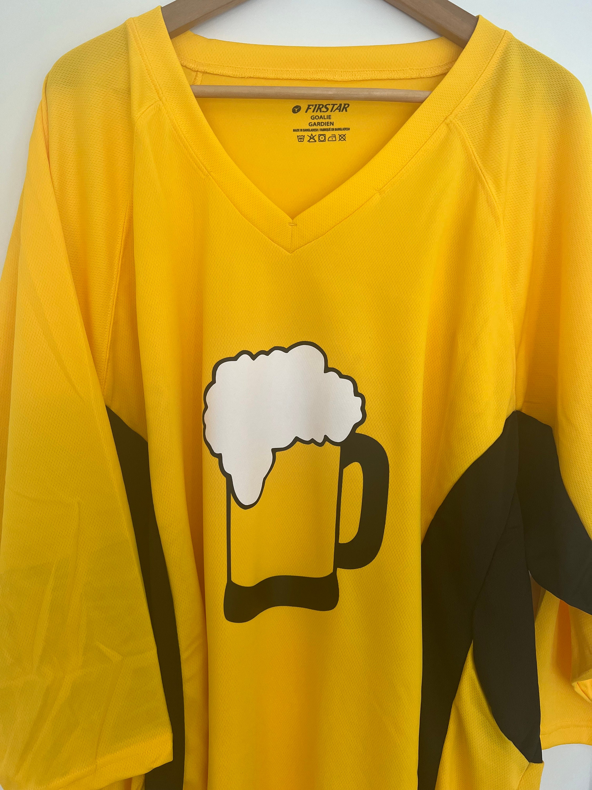  Beer League Hockey Rec Player Goalie Team Jersey Sweatshirt :  Clothing, Shoes & Jewelry