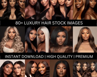 Luxury Hair Stock Photos, African American Models, Beauty Stock Images, Website Stock Images, Social Media Stock Images, Melanin Stock Phot