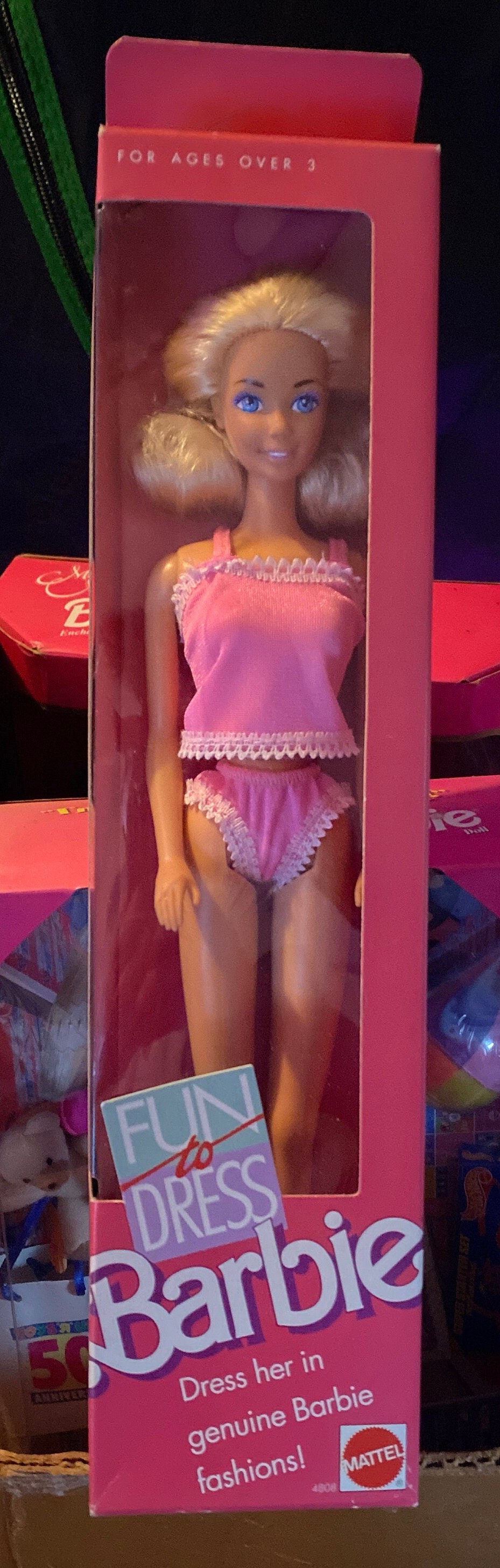Barbie Denim Fun 1989 – NRFB, édition Collector, Fabriquée En Malaisie, Neuve