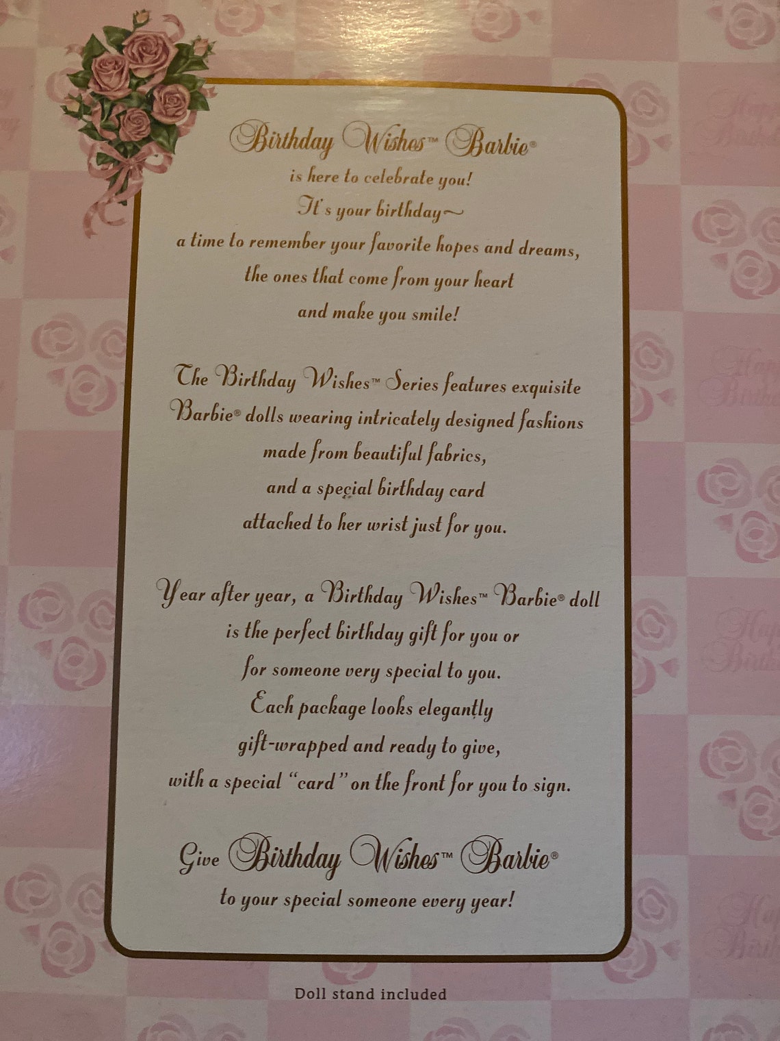 Birthday Wishes Barbie 1998 21128 NIB NRFB - Etsy