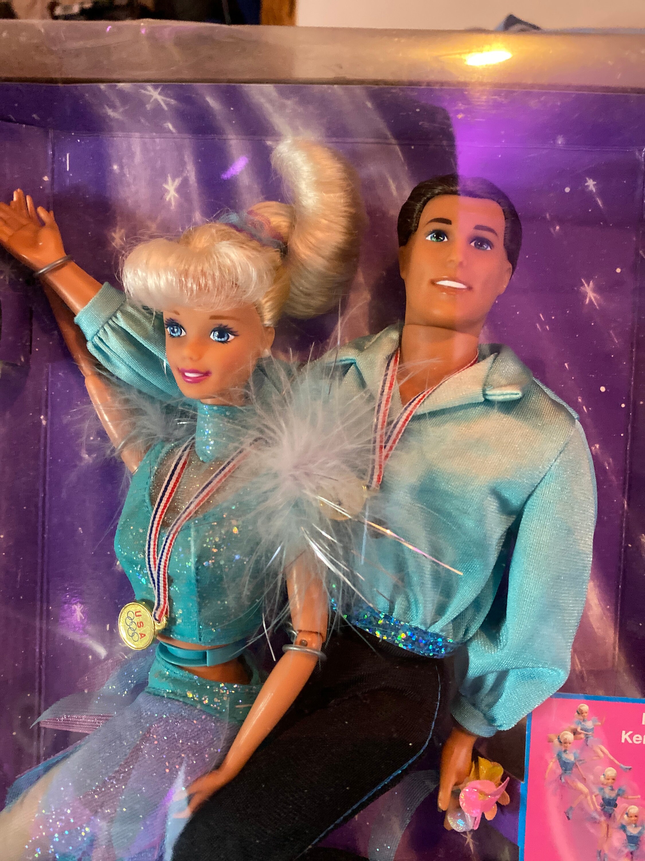 Olympic Skater Barbie and Ken 1997 18501 - Etsy