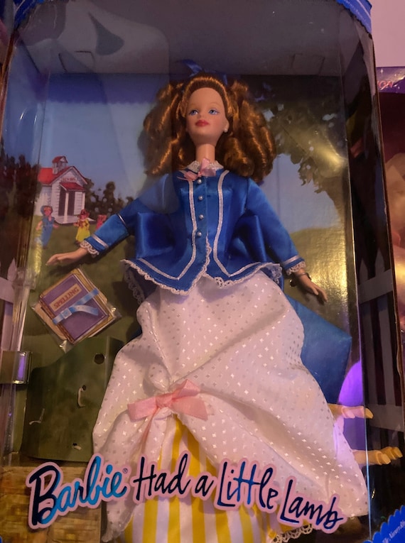Barbie Had a Little Lamb 1999 21740 Nursery Rhyme Collection Nib