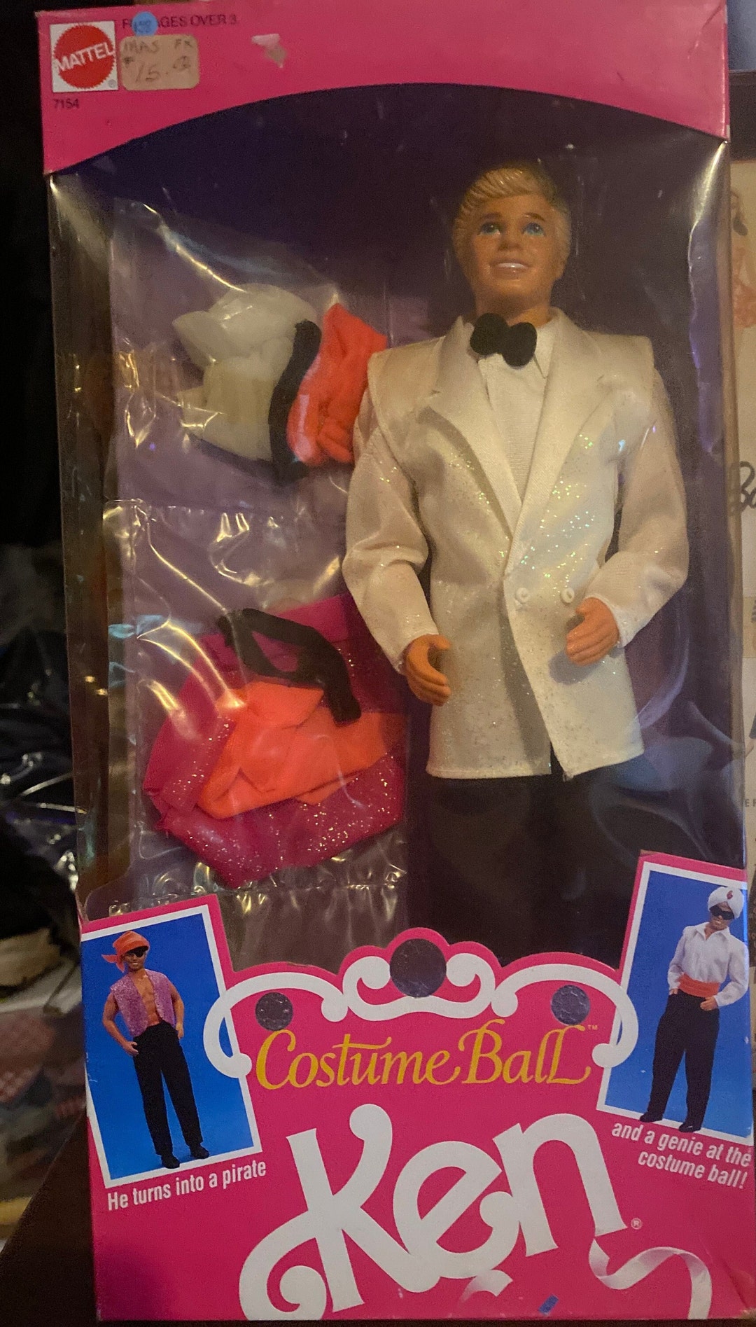 Costume Ball Ken 1990 7154 NIB NRFB Etsy