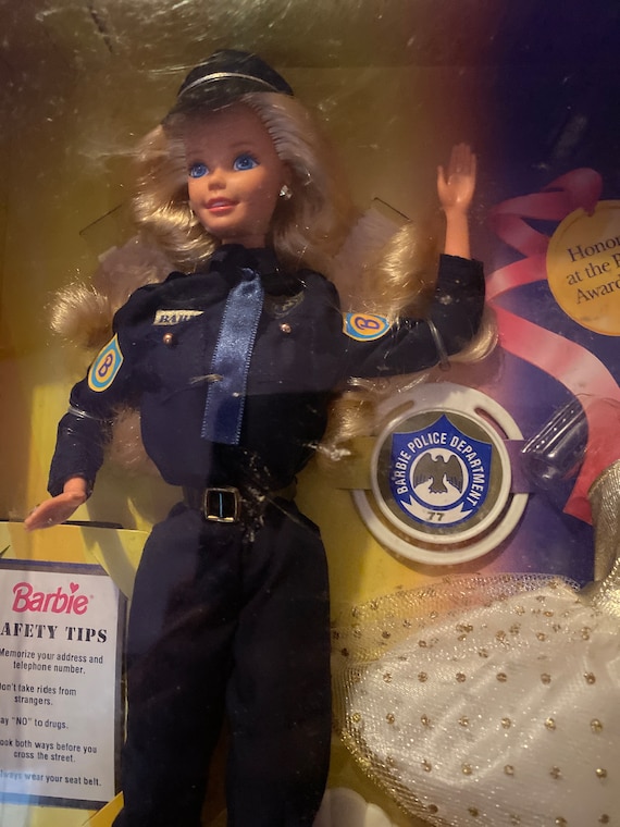 Police Officer Barbie Etsy