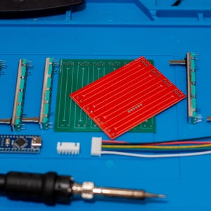 DIY Kit PC App Volume Control Mixer (Deej: Windows) Sound desk sliders USB-C