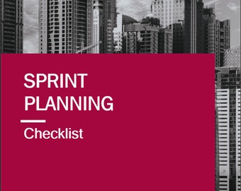 Sprint Planung Checkliste - Anleitung für einen Scrum Master