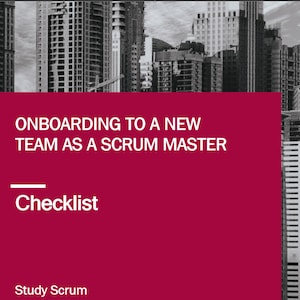 Lista de verificación: incorporación a un nuevo equipo como Scrum Master