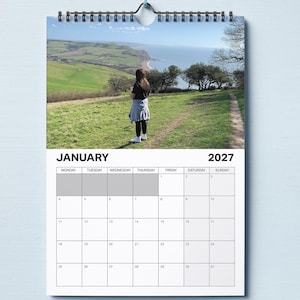 Personalisierter A4 Fotokalender 2027 Individuell gestalteter Kalender mit deinen eigenen Fotos Bild 4