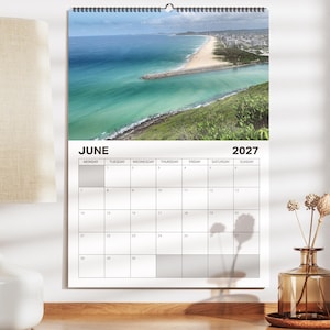 A4 Personalised Calendar 2027 with custom photos