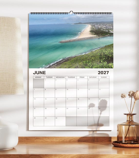 Personalised A4 Photo Calendar 2027 Custom Calendar With Your Own Photos