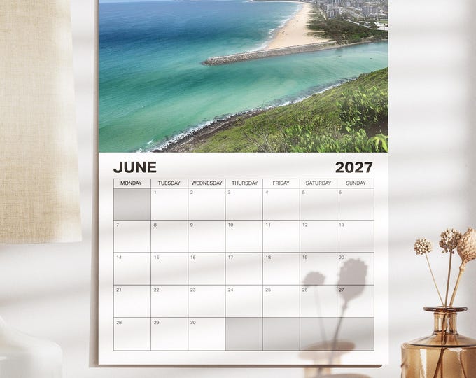 Personalised A4 Photo Calendar 2027 Custom Calendar With Your Own Photos