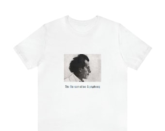 Gustav Mahler T-shirt, Classical Music Shirt, Gift for Musicians, Orchestral musician T-shirt, Classical Music Gift, Classical Composer