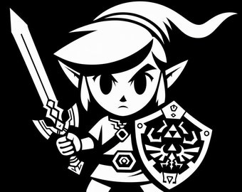 Toon Link SVG