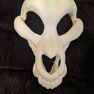Skulldog Mask 3d Printed Furry Headbase Mask