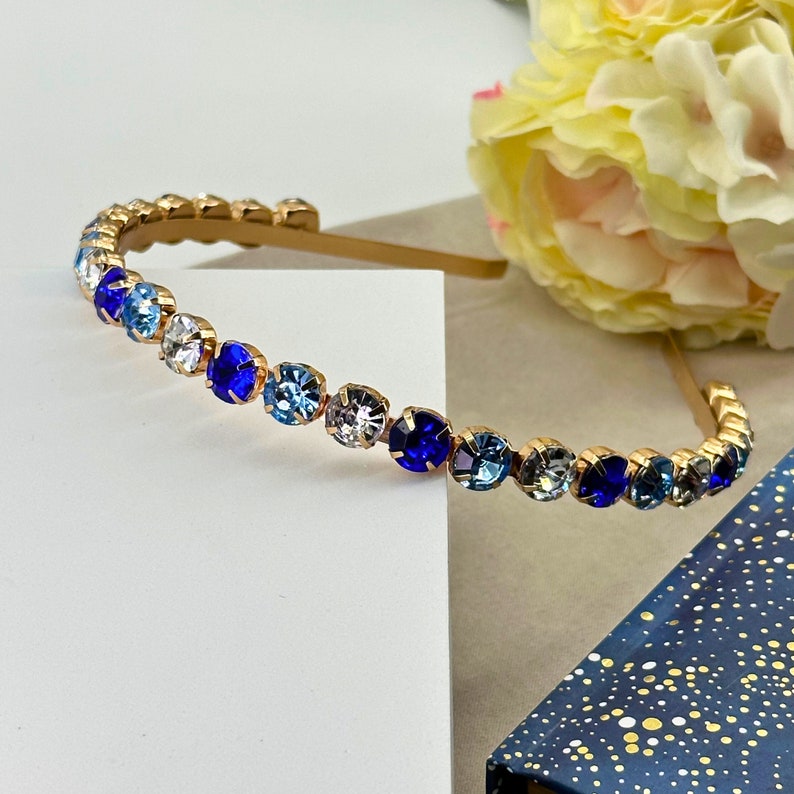 Gemstone Headband, Crystal Sparkly Hairband, Party Shiny Headband