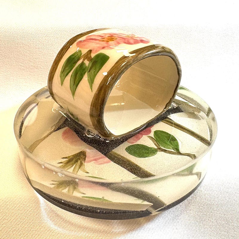 Rosa Napkin Ring -Set of 4 main image 0