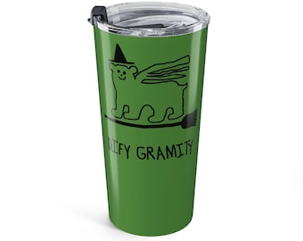 Wimked Elmaba Dify Gramity STAMLEY BEAR geïsoleerde beker - 20oz, boze heksgroen