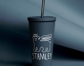 The "Official" STAMLEY Insulated Tumbler Travel Cooler with Straw (20oz. 4 colors available)