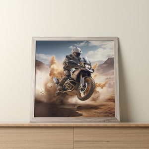 BMW R 1200 GS Digital Art, Digital Print, Motorbike Poster, BMW Art, Motorbike Enthusiast, Instant Digital Download