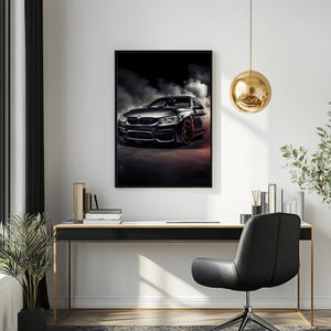 BMW M3 M4 Digital Art, BMW M3 M4, Digital Car Print, Printable Car Poster, BMW Art, Car Automotive Enthusiast, Instant Digital Download