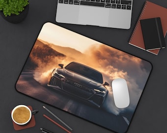 Audi Gaming Mouse Pad | Large Desk Mat | Extend Gaming Mouse Pad | Gift for Gamers | Ideal Cute Office Dekor | Desk Accessories